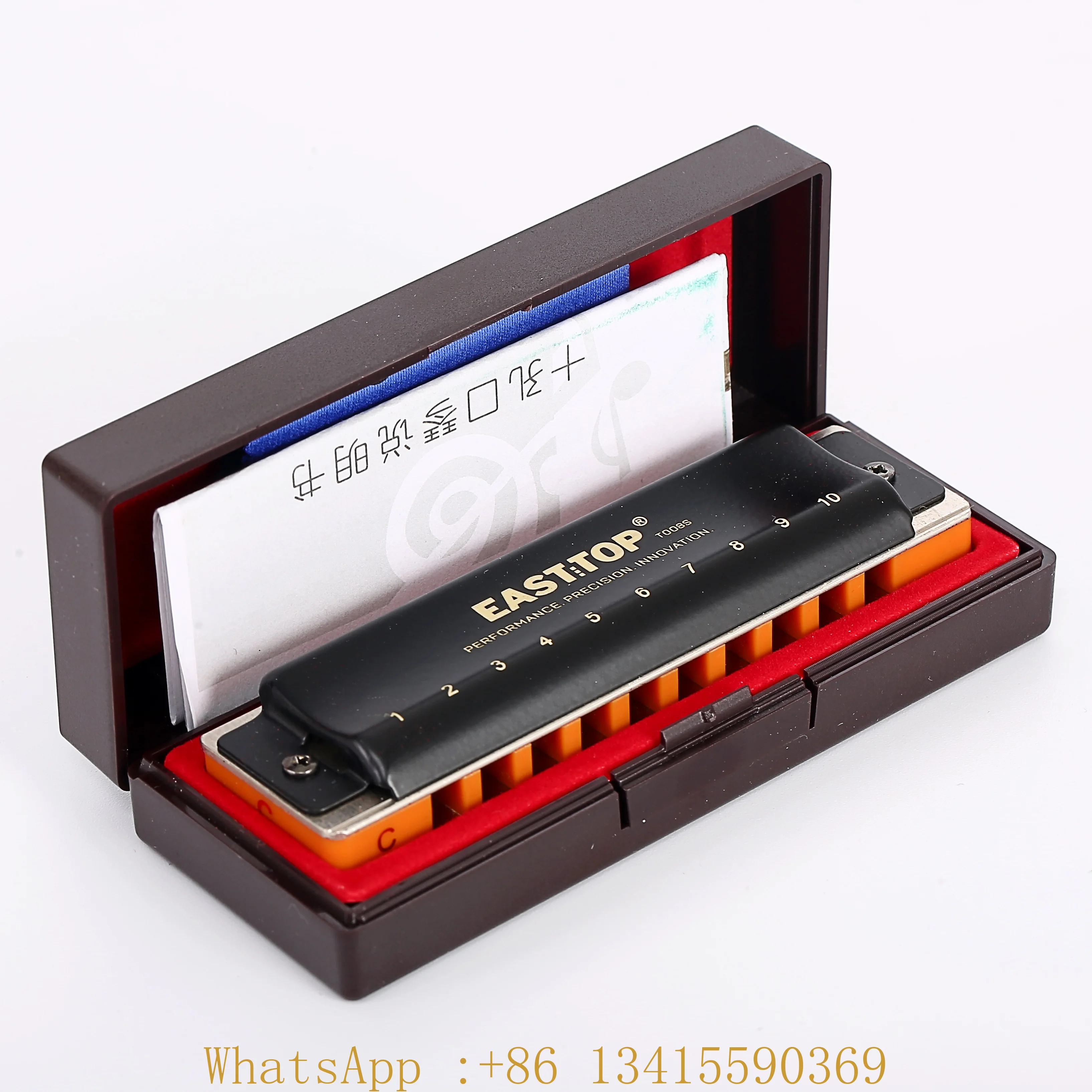 EASTTOP 10 Hole Professional Blues Harp Diatonic Harmonica for Player
EASTTOP 10 Hole Professional Blues Harp Diatonic Harmonica for Player