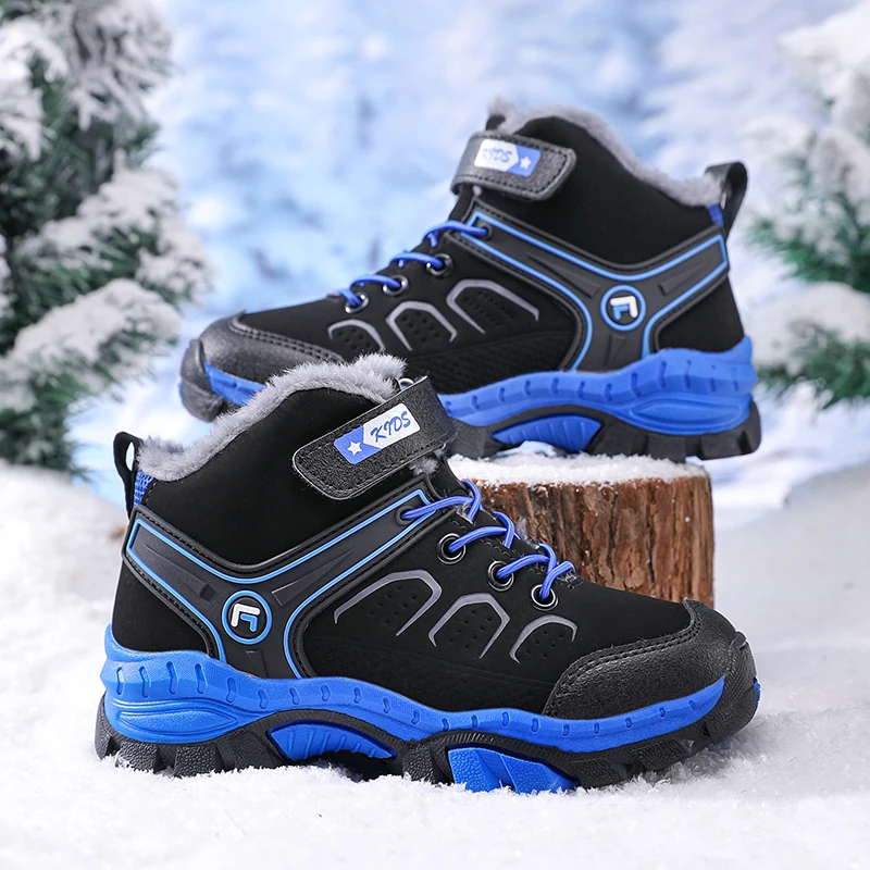 Детские зимние зимние ботинки, теплая походная обувь на меху для мальчиков и девочек, нескользящие уличные кроссовки, водонепроницаемые детские альпинистские ботинки
Детские зимние зимние ботинки, теплая походная обувь на меху для мальчиков и девочек, нескользящие уличные кроссовки, водонепроницаемые детские альпинистские ботинки