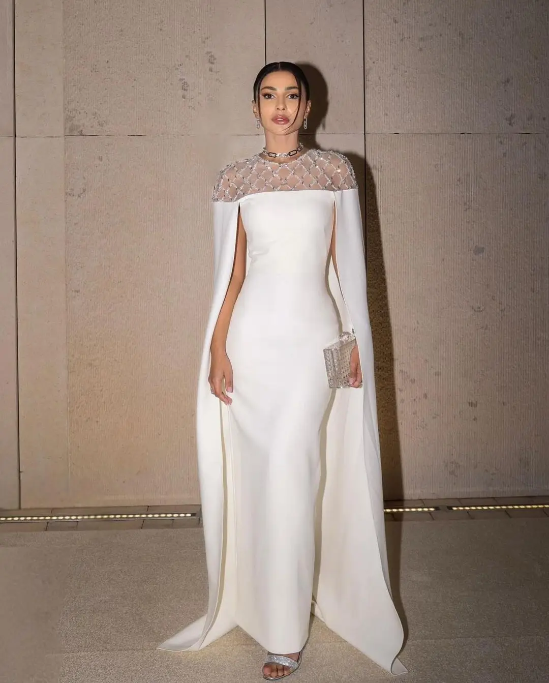 Vintage Mermaid O-Neck Prom Dresses Vestidos De Noche Pleated Beadings Floor Length Evening Dresses
Vintage Mermaid O-Neck Prom Dresses Vestidos De Noche Pleated Beadings Floor Length Evening Dresses
