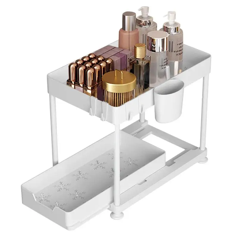 Under Sink Organizer Double Layered Kitchen Storage Rack Adjustable Classification Racks Load bearing Kitchen Sink Organizers
Under Sink Organizer Double Layered Kitchen Storage Rack Adjustable Classification Racks Load bearing Kitchen Sink Organizers