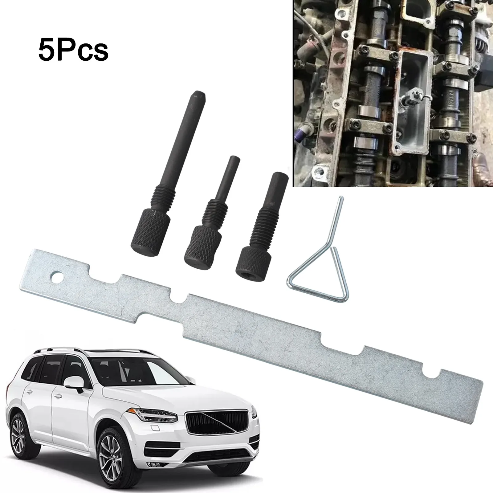 Black And Silver Finish Camshaft Lock Kit Easy Installation High Reliability OEM Part Numbers Automotive Timing Tool Kit
Black And Silver Finish Camshaft Lock Kit Easy Installation High Reliability OEM Part Numbers Automotive Timing Tool Kit