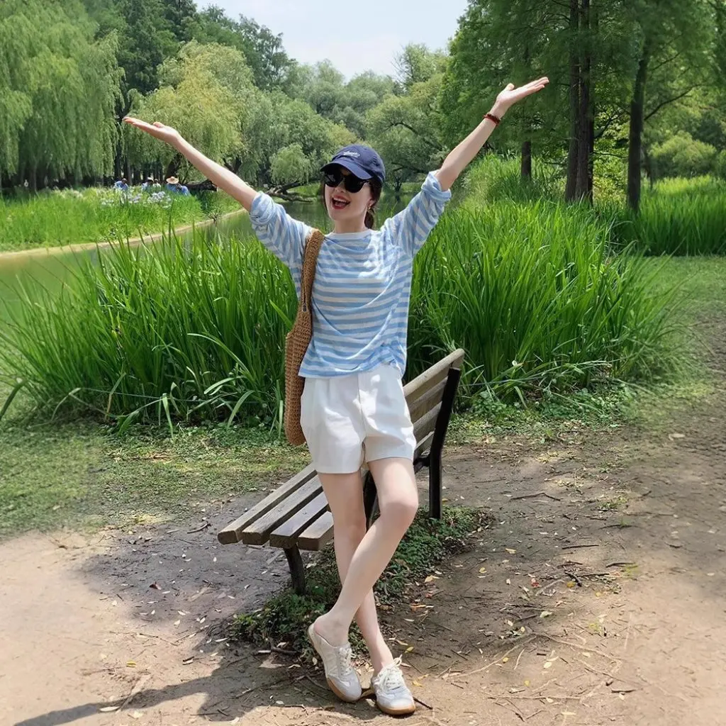 Women's Korean Style Long-sleeved T-shirt Contrast Color Striped Ice Silk Loose Fit Summer Lazy Style Air Conditioning Top
Women's Korean Style Long-sleeved T-shirt Contrast Color Striped Ice Silk Loose Fit Summer Lazy Style Air Conditioning Top