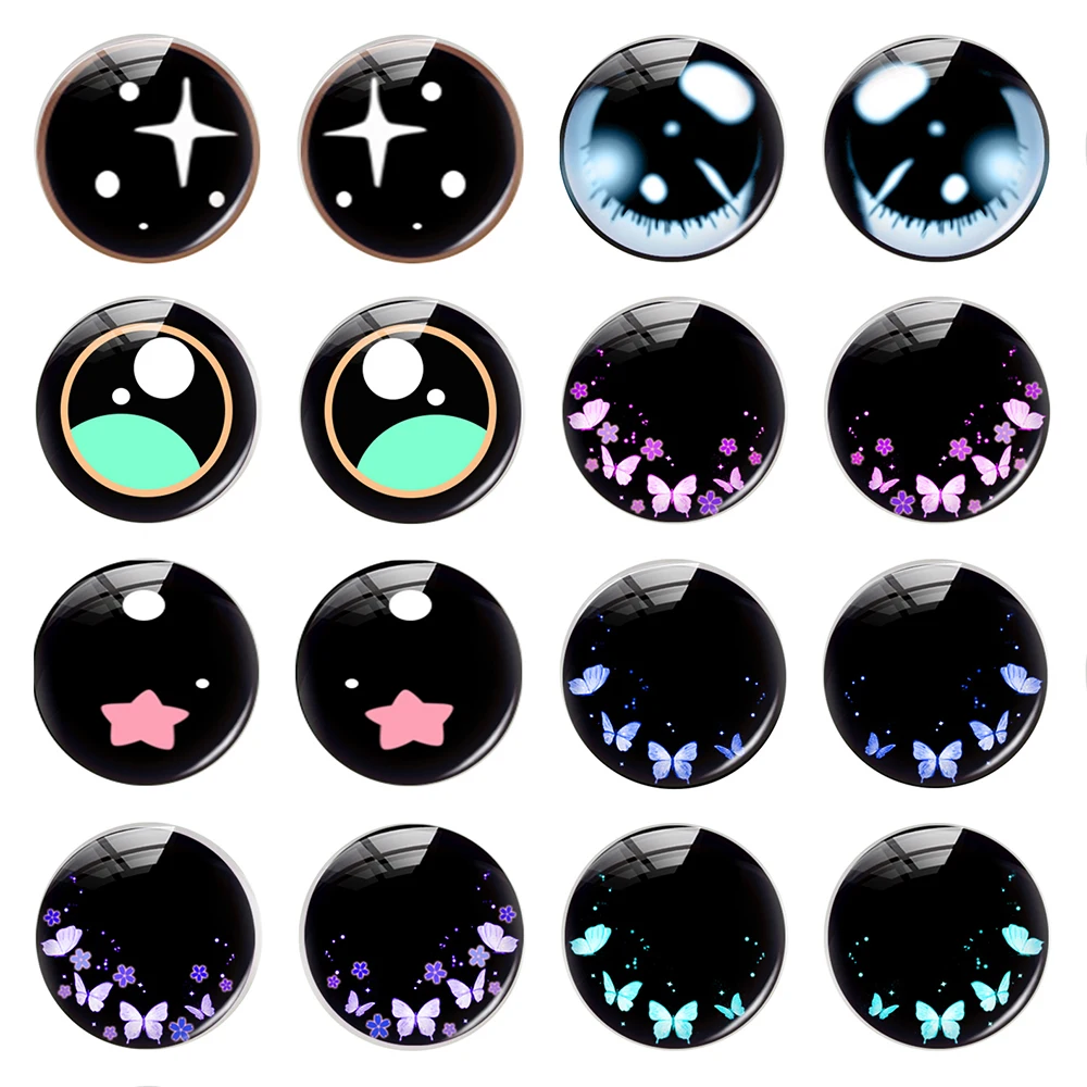 Round Black Butterfly Pupils Stars Ragdoll Toy Eyeball Eyes Doll Photo Glass Cabochon Flatback Demo Cameo For Diy Jewelry Making
Round Black Butterfly Pupils Stars Ragdoll Toy Eyeball Eyes Doll Photo Glass Cabochon Flatback Demo Cameo For Diy Jewelry Making