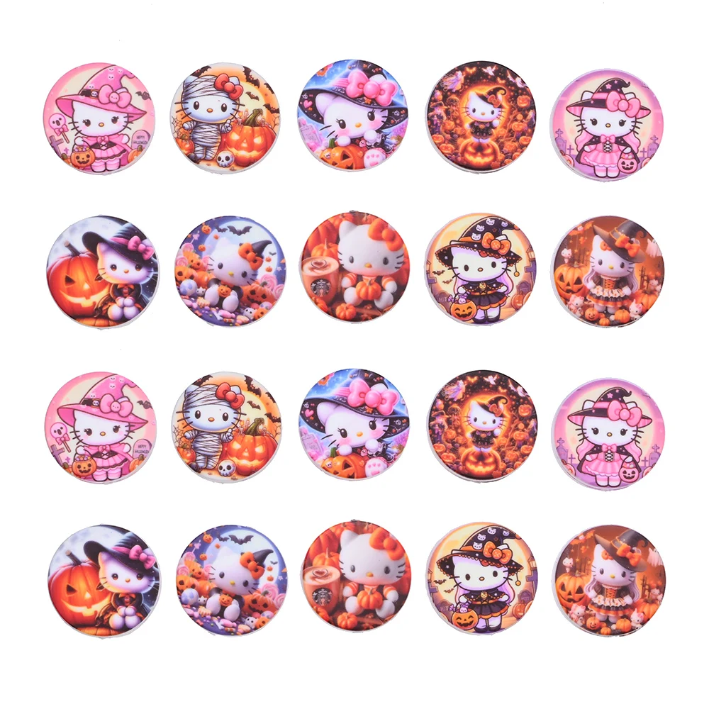 10 шт. 28 мм Sanrio Hello Kitty силиконовые бусины на тему Хэллоуина фокусные бусины для DIY детские цепочки для соски браслеты изготовление ювелирных изделий
10 шт. 28 мм Sanrio Hello Kitty силиконовые бусины на тему Хэллоуина фокусные бусины для DIY детские цепочки для соски браслеты изготовление ювелирных изделий