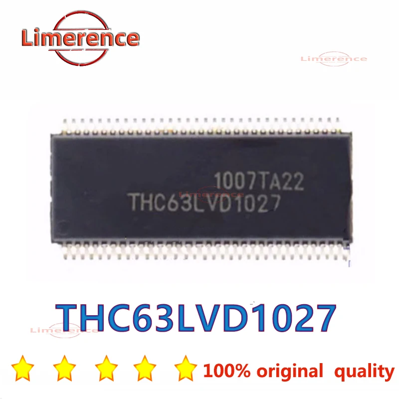 5PCS Newly imported THC63LVD1027 TSSOP-64 85mhz 10-bit dual LVD chip Real image shooting
5PCS Newly imported THC63LVD1027 TSSOP-64 85mhz 10-bit dual LVD chip Real image shooting