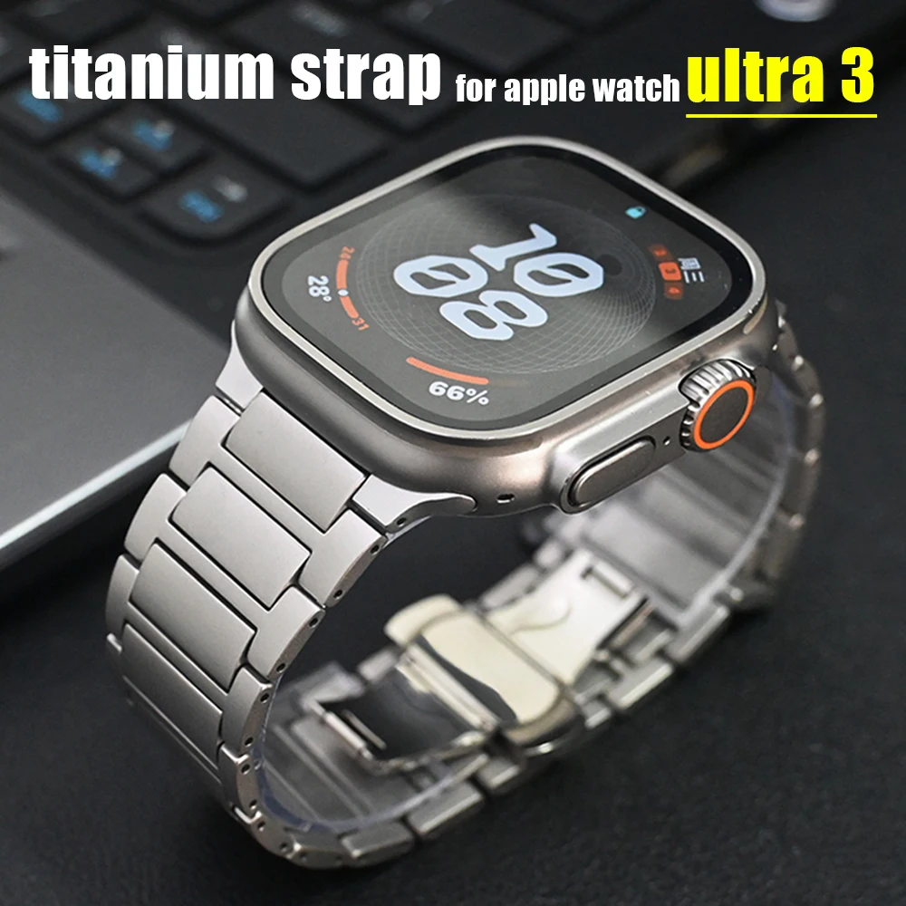 Титановый ремешок для Apple Watch Ultra 3 49 мм, роскошный ремешок для iWatch Series 11 10 9 6 5 Se 8 7 44 мм 45 мм 46 мм Браслет-звено Correa
Титановый ремешок для Apple Watch Ultra 3 49 мм, роскошный ремешок для iWatch Series 11 10 9 6 5 Se 8 7 44 мм 45 мм 46 мм Браслет-звено Correa