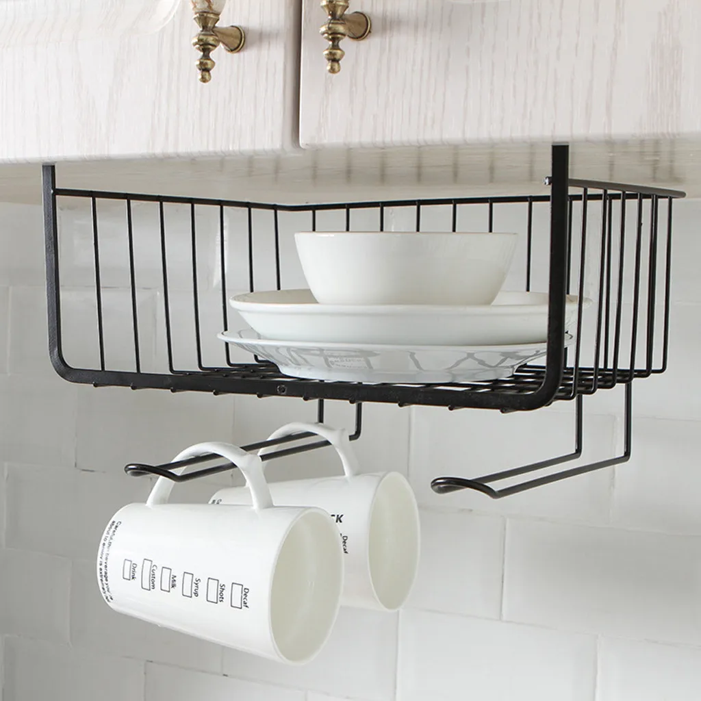 Kitchen Storage Under Shelf Wire Rack Caet Basket Organizer Holder Stand Storage Organizers Organiseurs De Rangement Kitchen
Kitchen Storage Under Shelf Wire Rack Caet Basket Organizer Holder Stand Storage Organizers Organiseurs De Rangement Kitchen