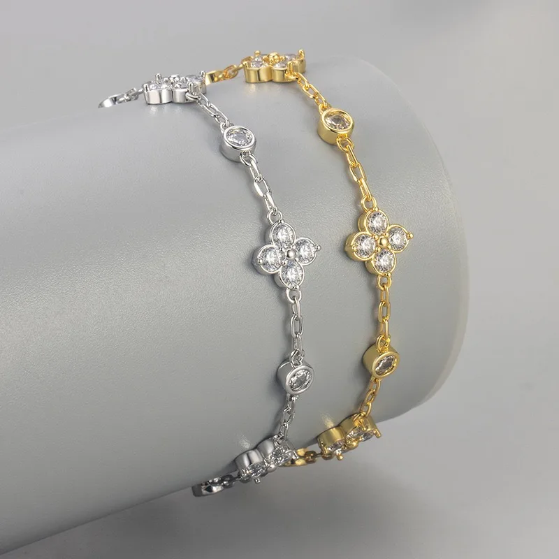925 Sterling Silver Bracelets for Women Men String Accessories Retro Gold Flower CZ Pendant Party Jewelry Gift
925 Sterling Silver Bracelets for Women Men String Accessories Retro Gold Flower CZ Pendant Party Jewelry Gift
