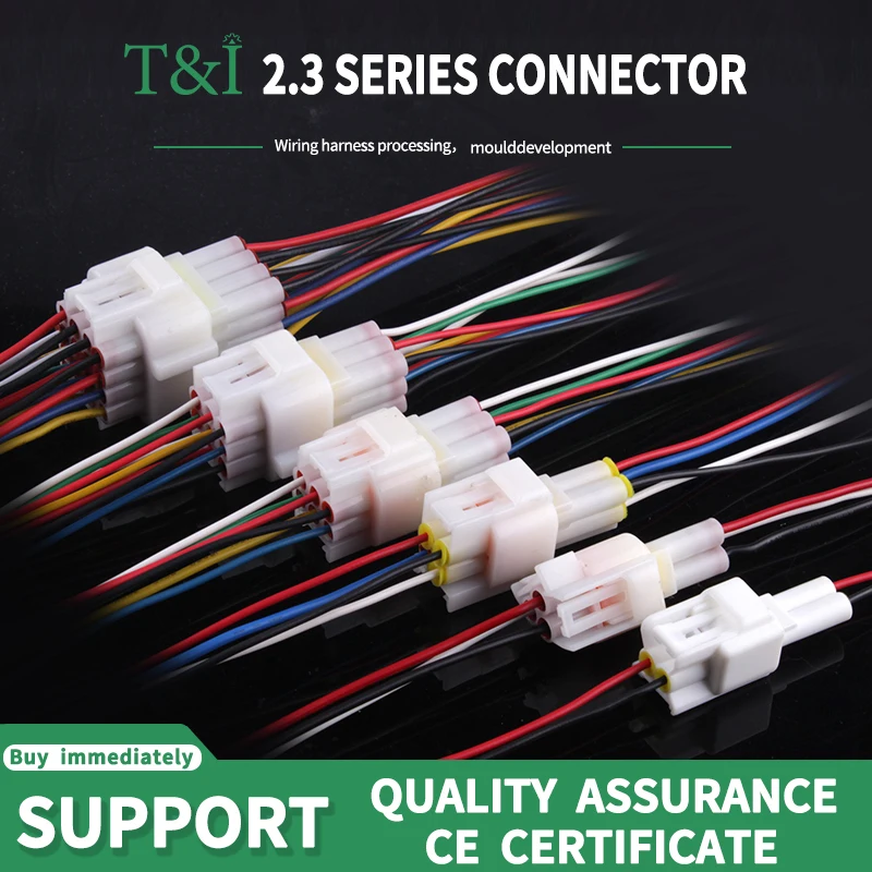 5/10/100sets 2.3 Automobile waterproof connector 2/3/4/6/8/9/16Pin plug-in male female butt joint butt harness connector plug
5/10/100sets 2.3 Automobile waterproof connector 2/3/4/6/8/9/16Pin plug-in male female butt joint butt harness connector plug