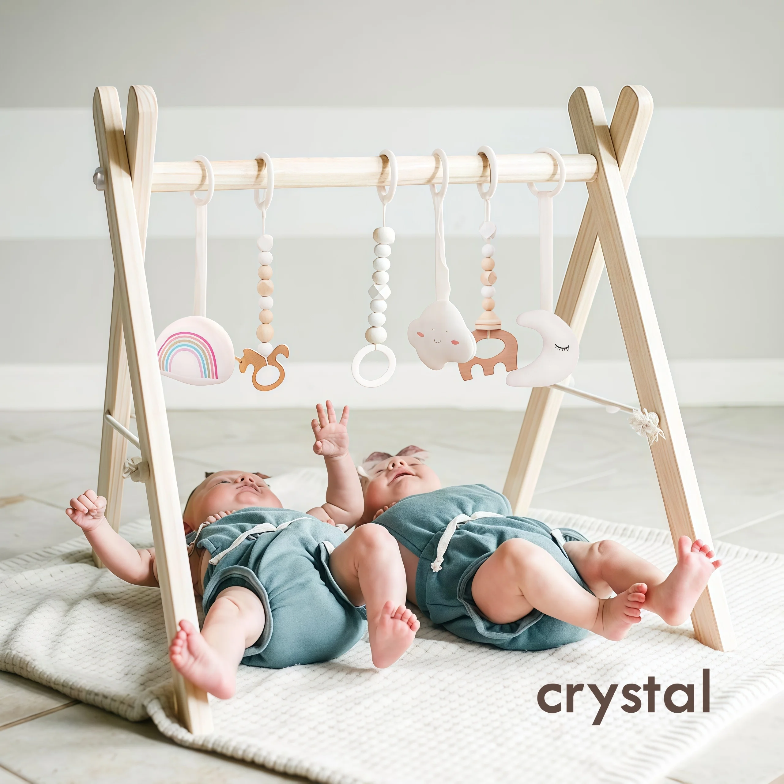 Детский игровой центр Crystal Foldable с подвесной перекладиной на 6 игрушек и каркасом из натуральной сосны
Детский игровой центр Crystal Foldable с подвесной перекладиной на 6 игрушек и каркасом из натуральной сосны