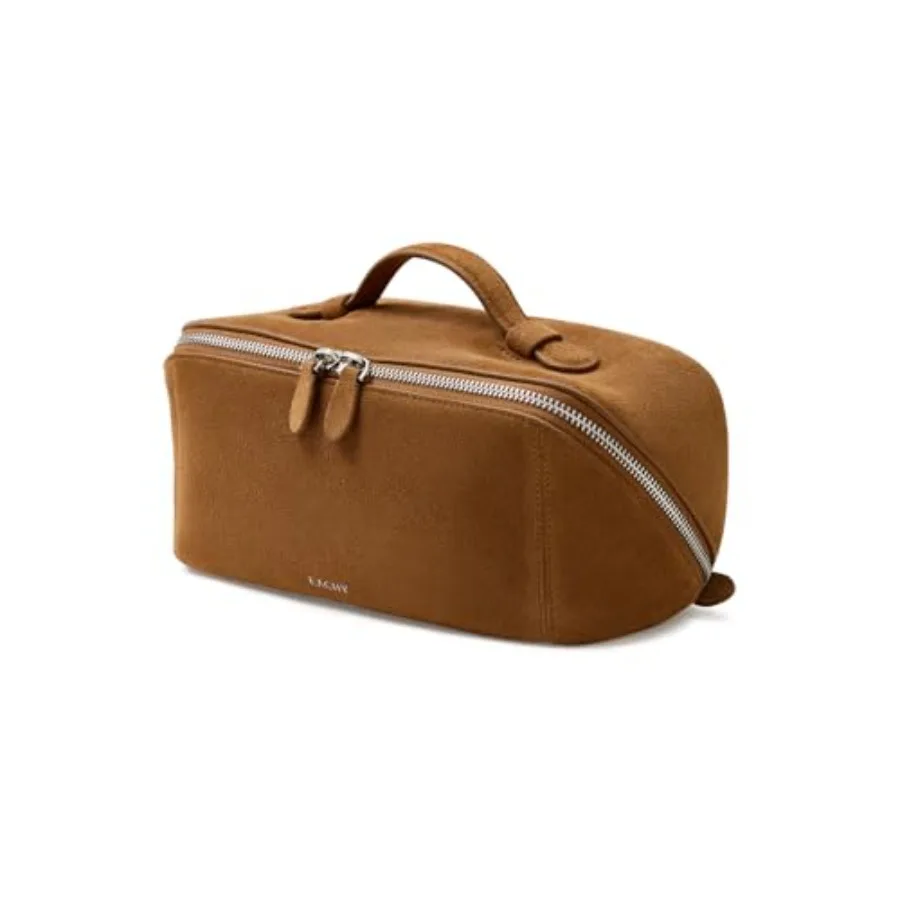 Leather Makeup Bag Portable 180° Wide-Open Flat Cosmetic Bag for Women Large Capacity Make Up Organizer Makeup Pouch with Divid
Leather Makeup Bag Portable 180° Wide-Open Flat Cosmetic Bag for Women Large Capacity Make Up Organizer Makeup Pouch with Divid