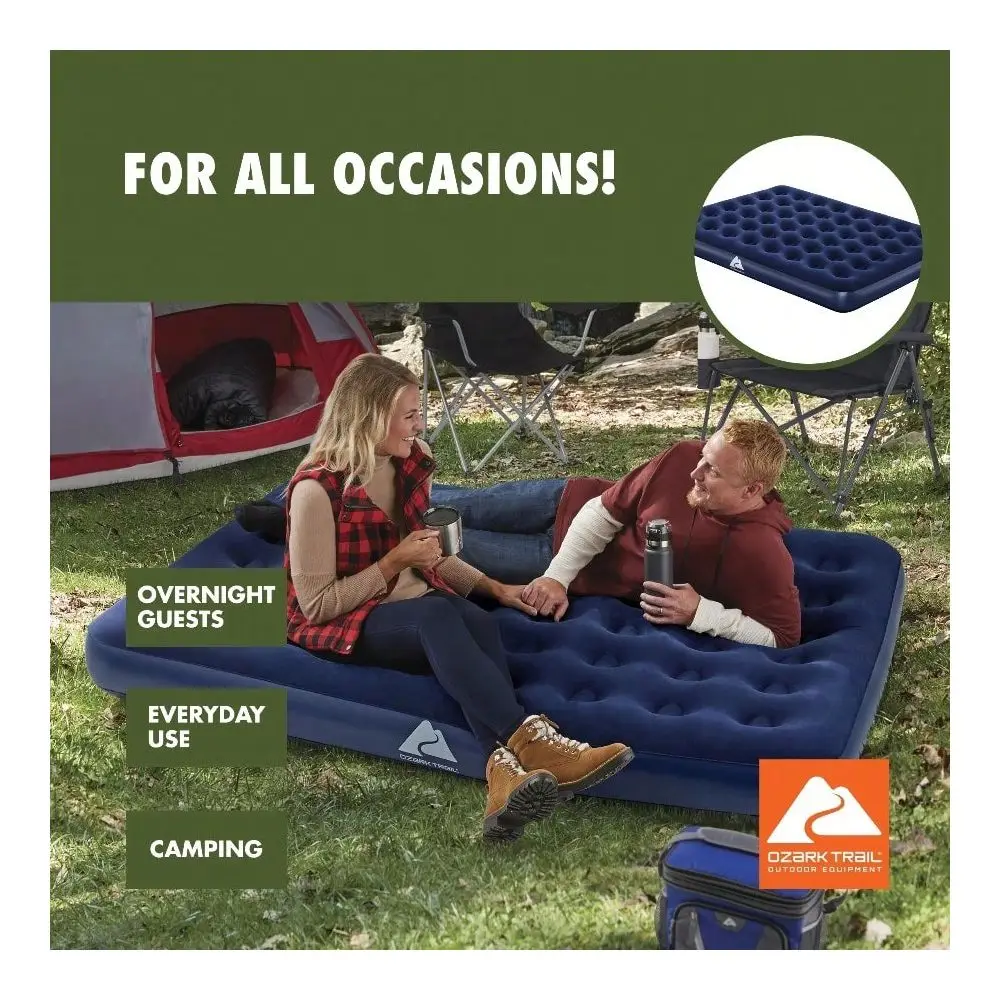Queen Size Inflatable Air Mattress, Durable Blow Up Bed For Travel Guests, Sturdy Cozy Air Bed Without Pump
Queen Size Inflatable Air Mattress, Durable Blow Up Bed For Travel Guests, Sturdy Cozy Air Bed Without Pump