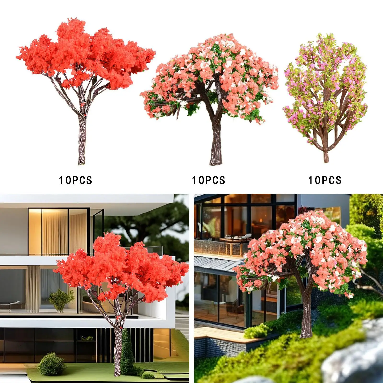 10 Pieces Model Tree Train Scenery DIY Crafts Railroad Railways Garden Micro Landscaping Landscape Architecture Layout Dioramas
10 Pieces Model Tree Train Scenery DIY Crafts Railroad Railways Garden Micro Landscaping Landscape Architecture Layout Dioramas