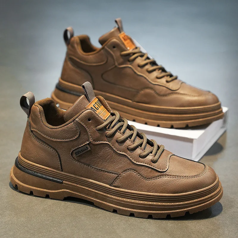 New fashionable, breathable and waterproof work shoes, trendy and versatile work shoes, casual leather shoes and board shoes
New fashionable, breathable and waterproof work shoes, trendy and versatile work shoes, casual leather shoes and board shoes