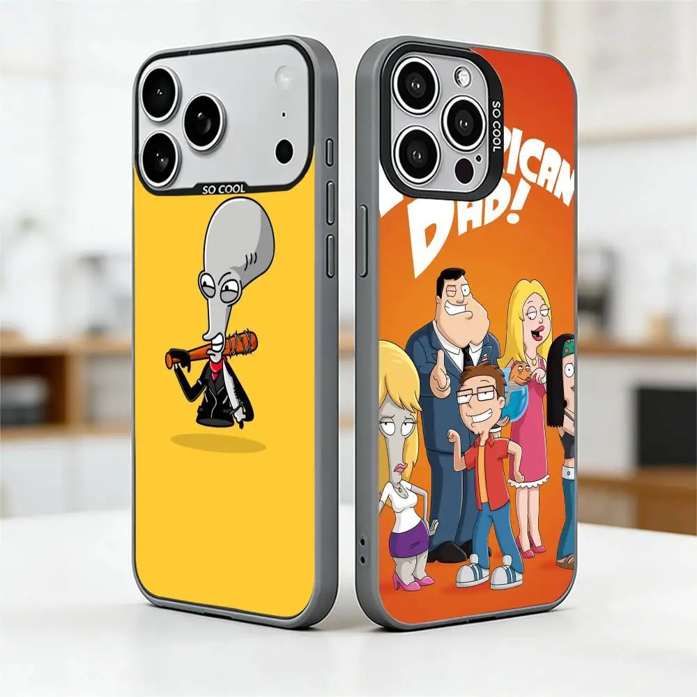 Cartoon A-American Dad Phone Case For iPhone 17,16,15,14,13,12,11 Plus,Pro Max,XS,Colorful Silver Phone case Funda Cover
Cartoon A-American Dad Phone Case For iPhone 17,16,15,14,13,12,11 Plus,Pro Max,XS,Colorful Silver Phone case Funda Cover