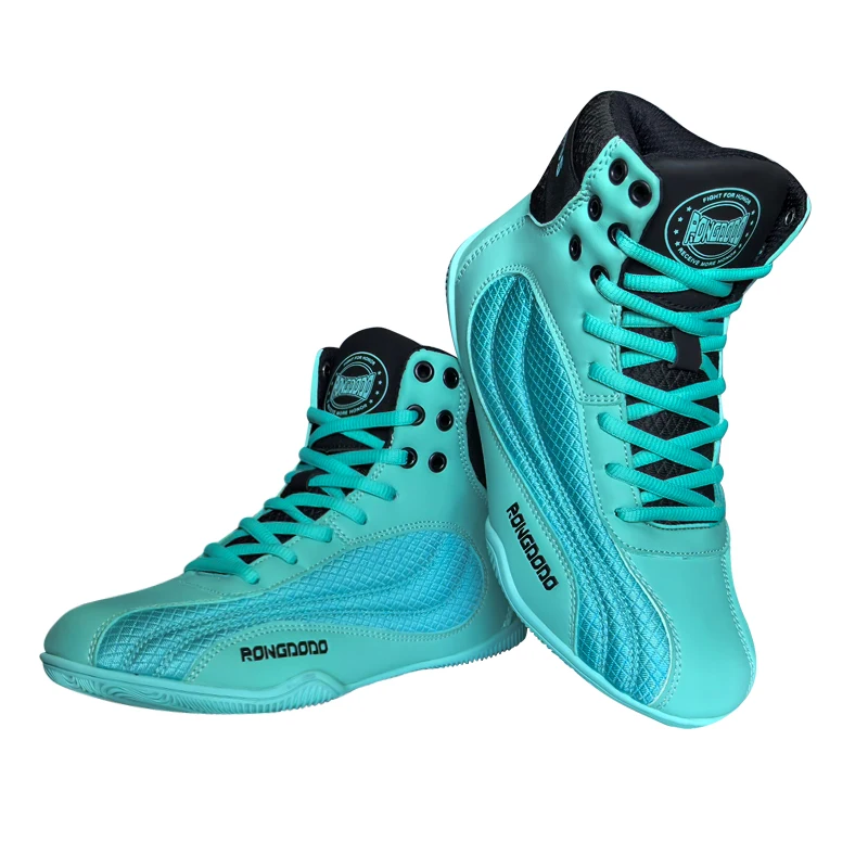 New Boxing Shoes Combat Training Martial Arts Fitness Exercise Sanda Shoes High Top Shock-absorbing Wrestling Shoes
New Boxing Shoes Combat Training Martial Arts Fitness Exercise Sanda Shoes High Top Shock-absorbing Wrestling Shoes