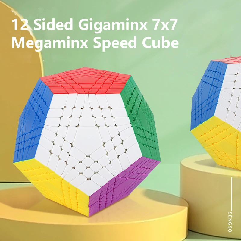 SENGSO Teraminx Stickerless 7x7 Dadecahedyon Cube 12 Sided Cube Puzzle Gigaminx 7x7 Megaminx Speed Cube
SENGSO Teraminx Stickerless 7x7 Dadecahedyon Cube 12 Sided Cube Puzzle Gigaminx 7x7 Megaminx Speed Cube
