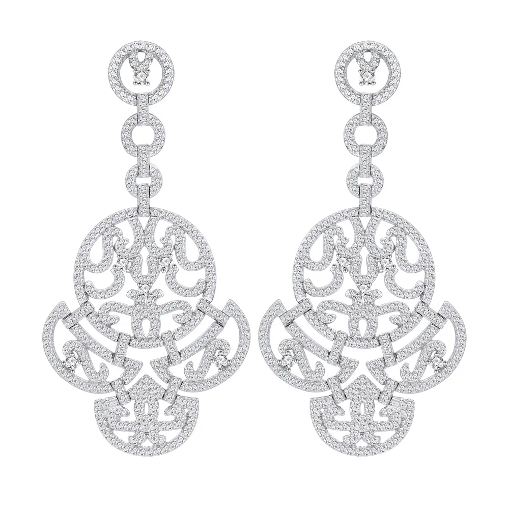 Fashionable and Versatile New Long Style Earrings for Women with Fine Craftsmanship Micro Inlaid Texture S925 Silver
Fashionable and Versatile New Long Style Earrings for Women with Fine Craftsmanship Micro Inlaid Texture S925 Silver