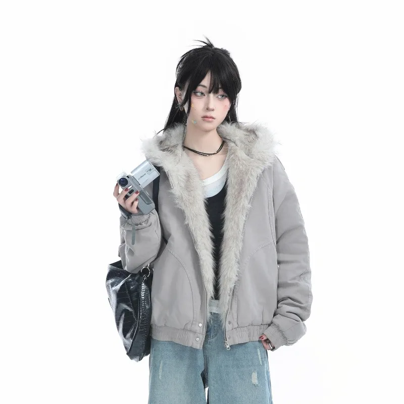Jackets for Women Clothing Street Fashion Hip Hop Thick Plush Winter Coat Women Loose Casual Winter Clothes Women Jacket tops
Jackets for Women Clothing Street Fashion Hip Hop Thick Plush Winter Coat Women Loose Casual Winter Clothes Women Jacket tops