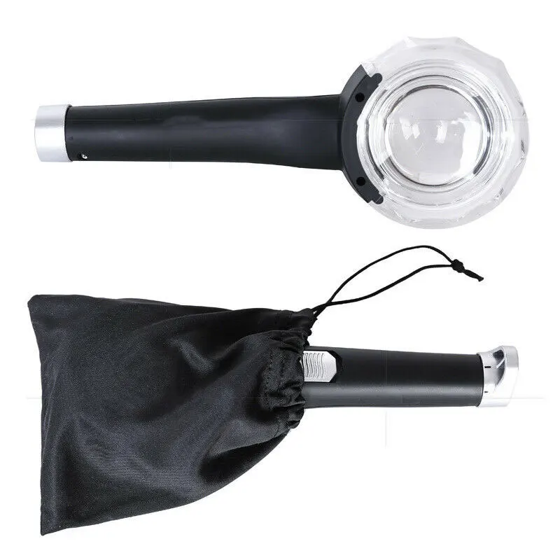 Double Optical Acrylic Lens Newspaper Reading Lighted Magnifier COB Lamp Magnifying Glass Jewelry Identifying Loupe 8x
Double Optical Acrylic Lens Newspaper Reading Lighted Magnifier COB Lamp Magnifying Glass Jewelry Identifying Loupe 8x