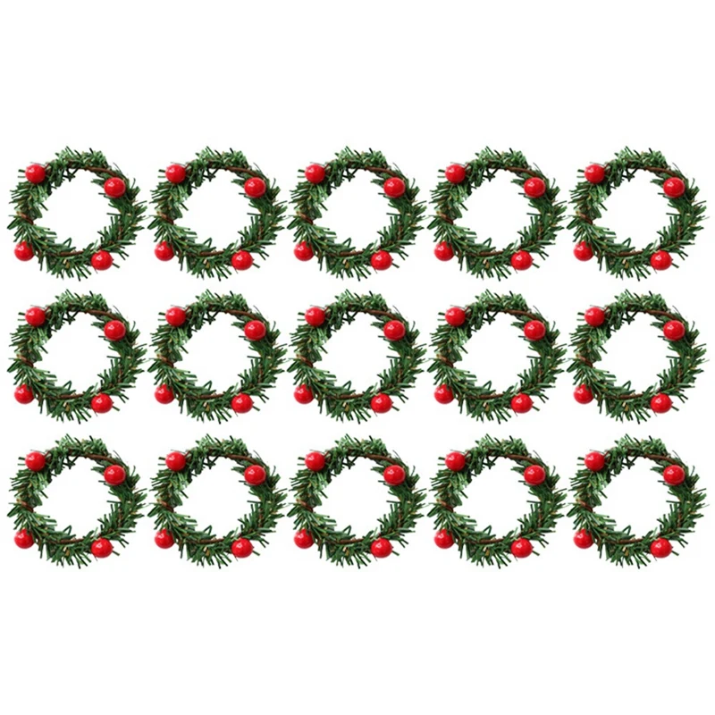 15Pcs Christmas Decoration Red Fruit PVC Pine Needle Napkin Ring Hotel Home Napkin Buckle Christmas Napkin Ring
15Pcs Christmas Decoration Red Fruit PVC Pine Needle Napkin Ring Hotel Home Napkin Buckle Christmas Napkin Ring