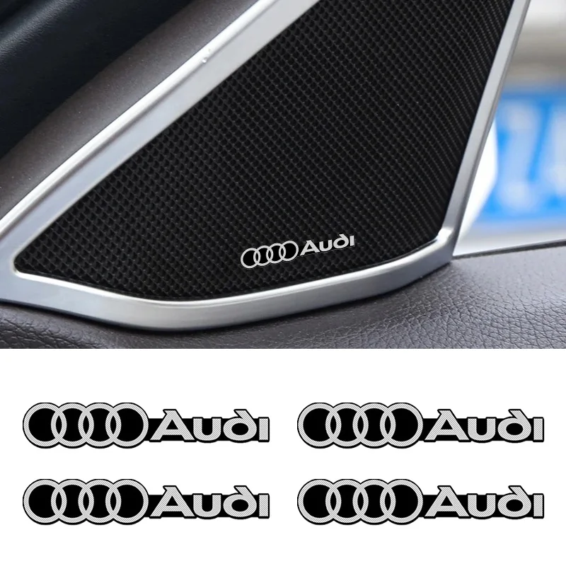 4pcs 3D Metal Car Badge Emblem Audio Decorate Stickers For Audi A3 A4 B8 8P A6 C7 A5 Q5 B7 SLINE QUTTRO RS Q3 Q7 S3 Accessories
4pcs 3D Metal Car Badge Emblem Audio Decorate Stickers For Audi A3 A4 B8 8P A6 C7 A5 Q5 B7 SLINE QUTTRO RS Q3 Q7 S3 Accessories