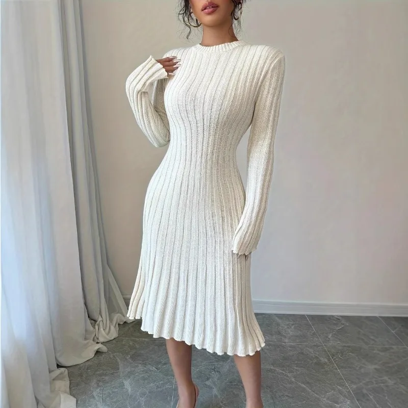 2025 European and American Cross border Hot Knitted Round Neck Dress Retro Loose Lazy Leisure
2025 European and American Cross border Hot Knitted Round Neck Dress Retro Loose Lazy Leisure