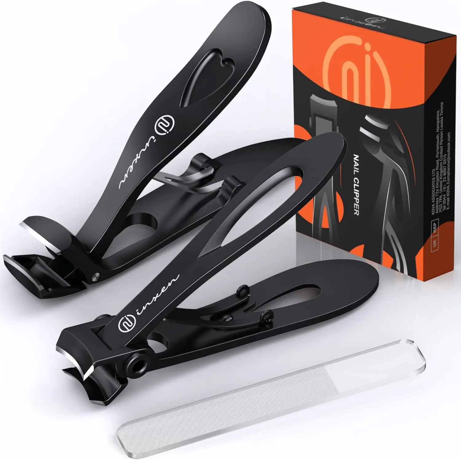 Ergonomic Heavy Duty Toenail Clippers for Thick Nails, Wide Opening with Catcher, Premium Steel, for Men & Women
Ergonomic Heavy Duty Toenail Clippers for Thick Nails, Wide Opening with Catcher, Premium Steel, for Men & Women