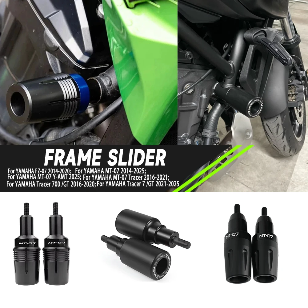 Аксессуары для мотоциклов, защита от падения, ползунки для рамы, защита от столкновений для YAMAHA FZ-07 MT-07 Tracer 700/7/GT MT07 Tracer
Аксессуары для мотоциклов, защита от падения, ползунки для рамы, защита от столкновений для YAMAHA FZ-07 MT-07 Tracer 700/7/GT MT07 Tracer