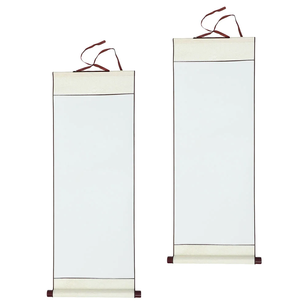 2 Pcs Reel Hanging Scroll Chinese Calligraphy Practicing Paper Writing Painting Set Office
2 Pcs Reel Hanging Scroll Chinese Calligraphy Practicing Paper Writing Painting Set Office