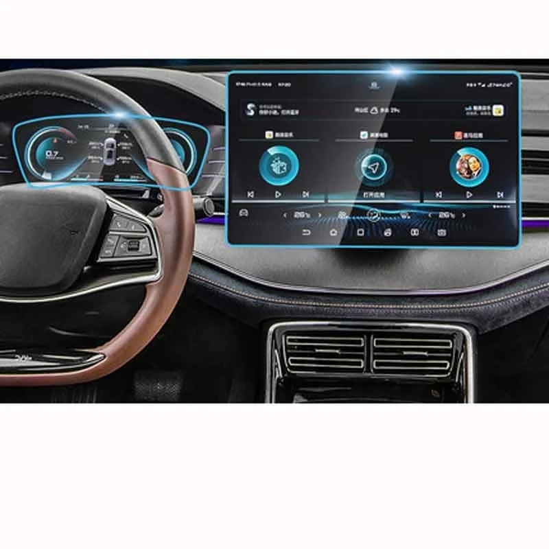 Для BYD TANG EV 2021 12,8 дюймовый 15,6 дюймовый автомобильный GPS-Навигационный экран защитная пленка из закаленного стекла Автомобильный интерьер от царапин-resistan
Для BYD TANG EV 2021 12,8 дюймовый 15,6 дюймовый автомобильный GPS-Навигационный экран защитная пленка из закаленного стекла Автомобильный интерьер от царапин-resistan