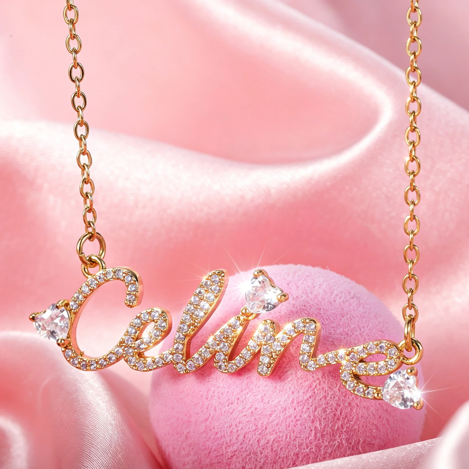 Qitian Customize 3D Cursive Name Necklace 925 Sterling Silver Full Pave Moissanite Personalized Pendant Luxury Jewelry For Women
Qitian Customize 3D Cursive Name Necklace 925 Sterling Silver Full Pave Moissanite Personalized Pendant Luxury Jewelry For Women
