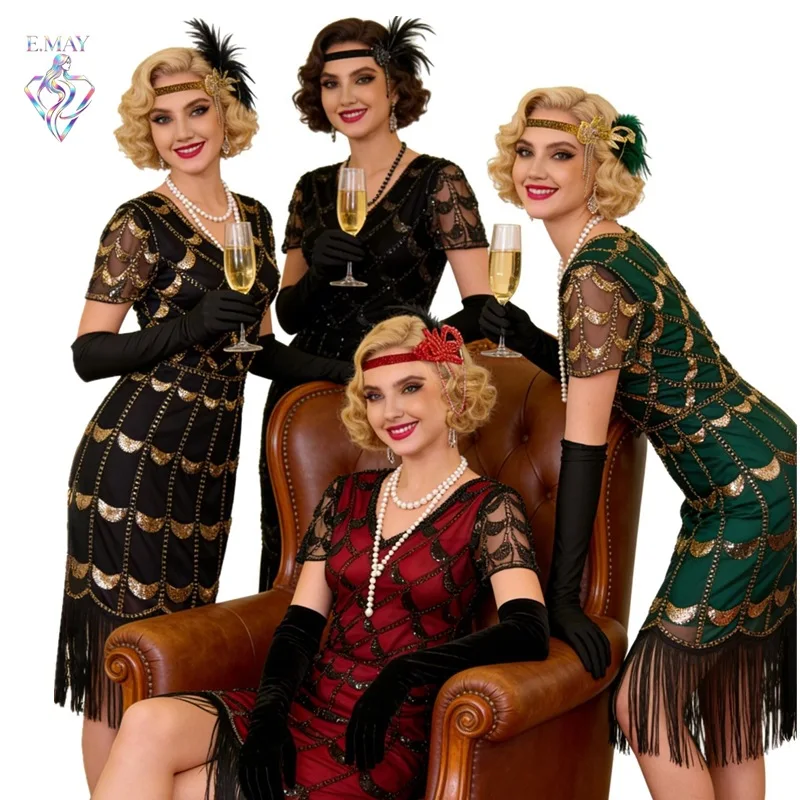 Retro Beaded Dress for Women with Tassel Latin Dance Costume Glittering Party Gown Vintage Style Stage Performance Clothing
Retro Beaded Dress for Women with Tassel Latin Dance Costume Glittering Party Gown Vintage Style Stage Performance Clothing