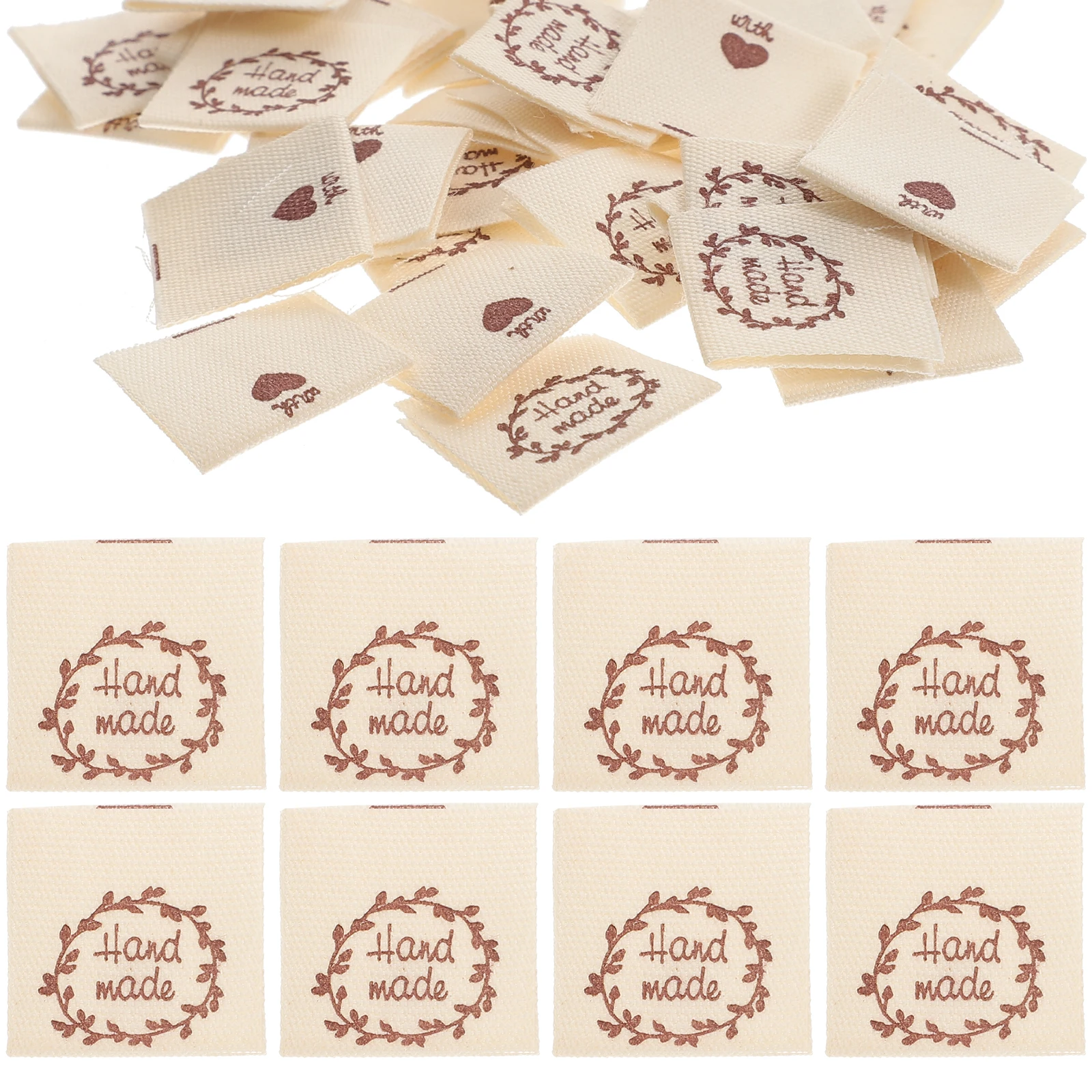 100pcs Clothes Quilt Labels H made Tags Sewing Quilt Crochet Personalized Fabric Labels Classic Color Pattern
100pcs Clothes Quilt Labels H made Tags Sewing Quilt Crochet Personalized Fabric Labels Classic Color Pattern
