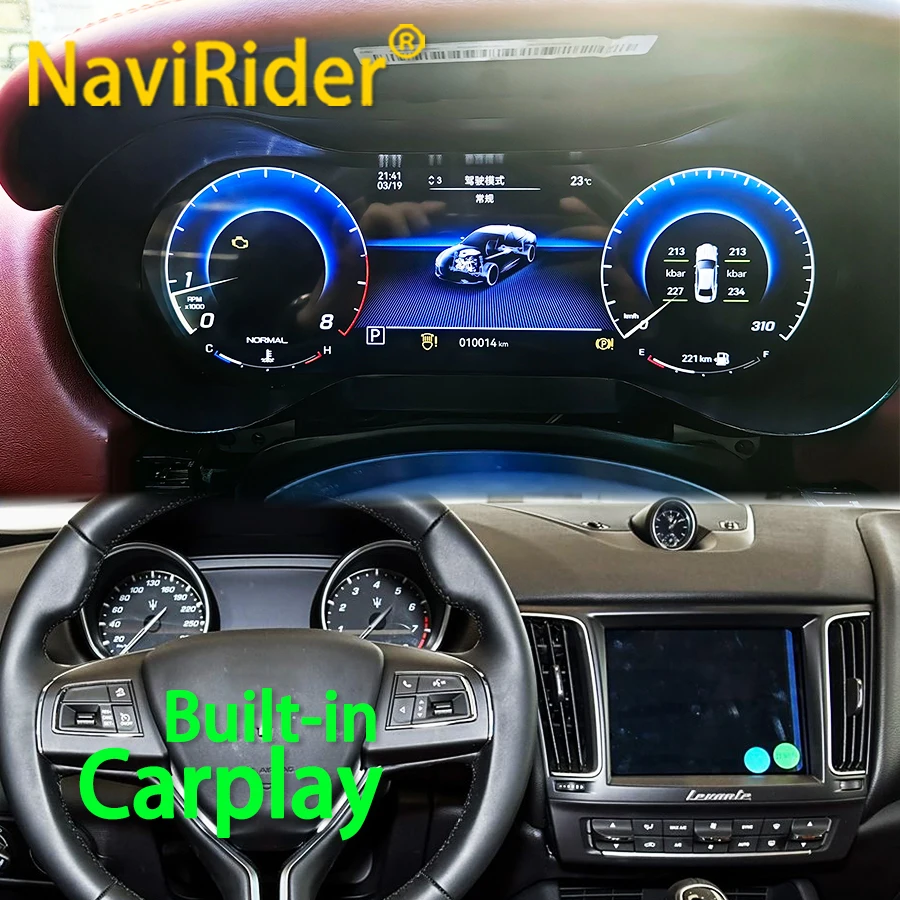 Yes Carplay Digital Dashboard For Maserati Levante 2016-2023 LCD Instrument Panel Display Cluster Speedometer Virtual Cockpit
Yes Carplay Digital Dashboard For Maserati Levante 2016-2023 LCD Instrument Panel Display Cluster Speedometer Virtual Cockpit