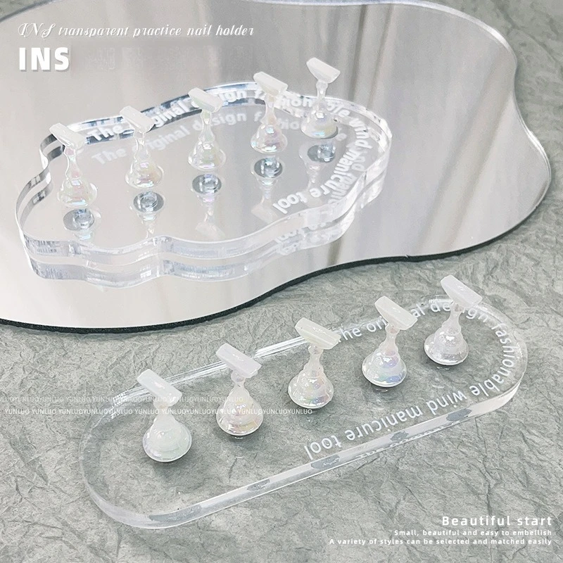 Nail Art INS Transparent Practice Base Internet Celebrities New Wear Nail Bracket Aurora Symphony Nail Bracket Nail Shop Special
Nail Art INS Transparent Practice Base Internet Celebrities New Wear Nail Bracket Aurora Symphony Nail Bracket Nail Shop Special