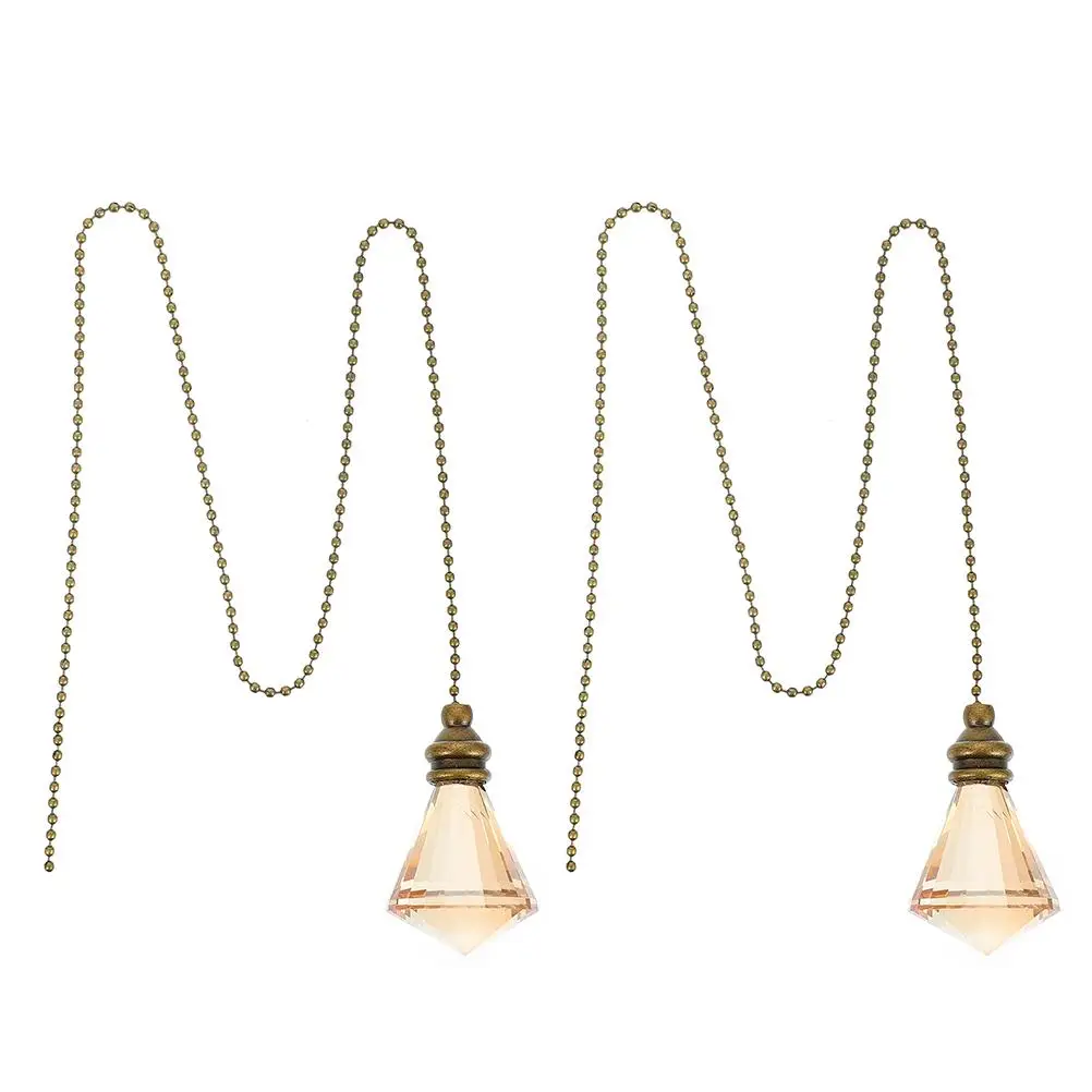 2pcs Crystal Pendant Bead Chain for Ceiling Fan Lamp Accessories Shiny Decoration Glass Light Extender Connector Chains Smooth
2pcs Crystal Pendant Bead Chain for Ceiling Fan Lamp Accessories Shiny Decoration Glass Light Extender Connector Chains Smooth