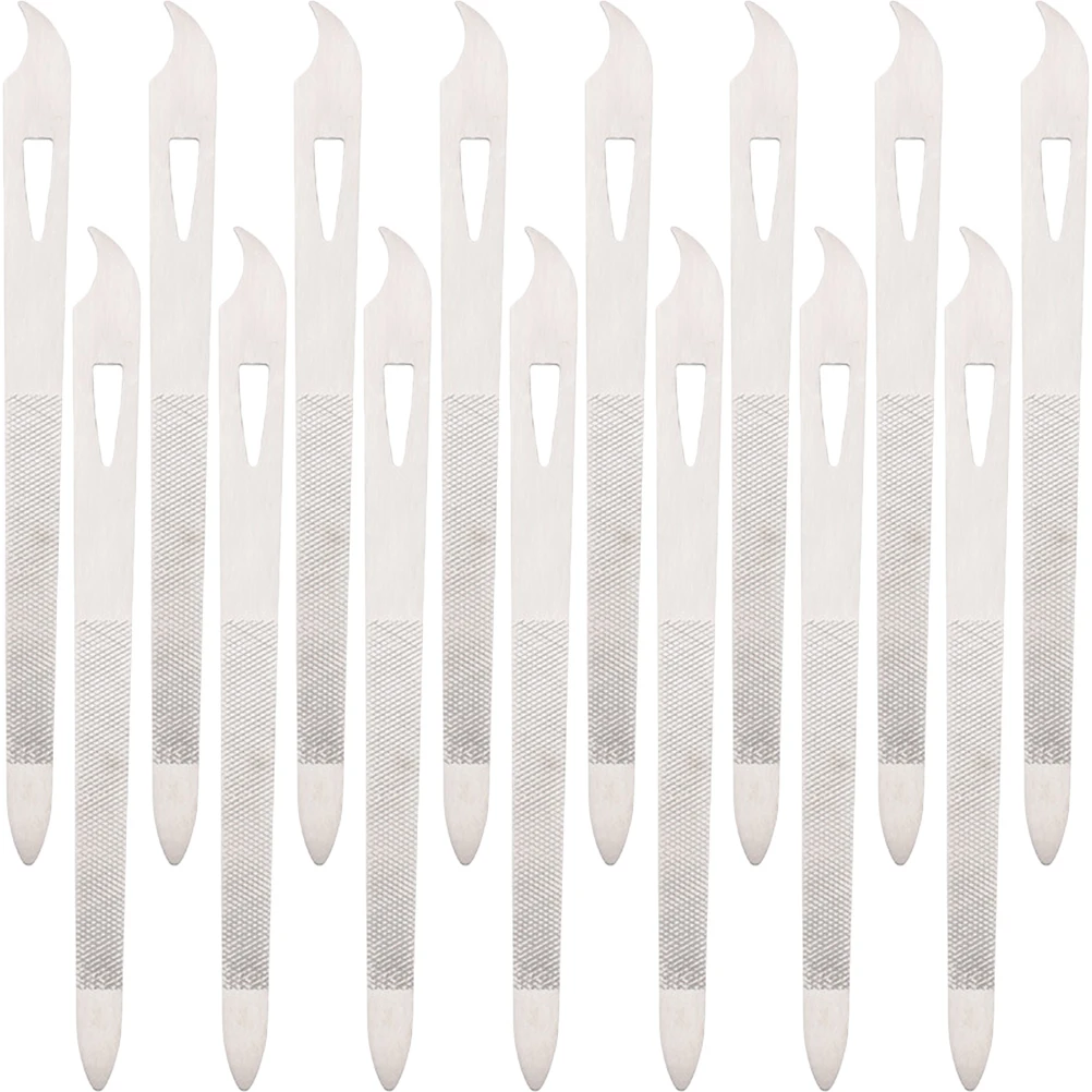 15pcs Nail Files Manicure Tools Metal Alloy Durable Compact Practical Salon Trimmers Household Fingernail
15pcs Nail Files Manicure Tools Metal Alloy Durable Compact Practical Salon Trimmers Household Fingernail