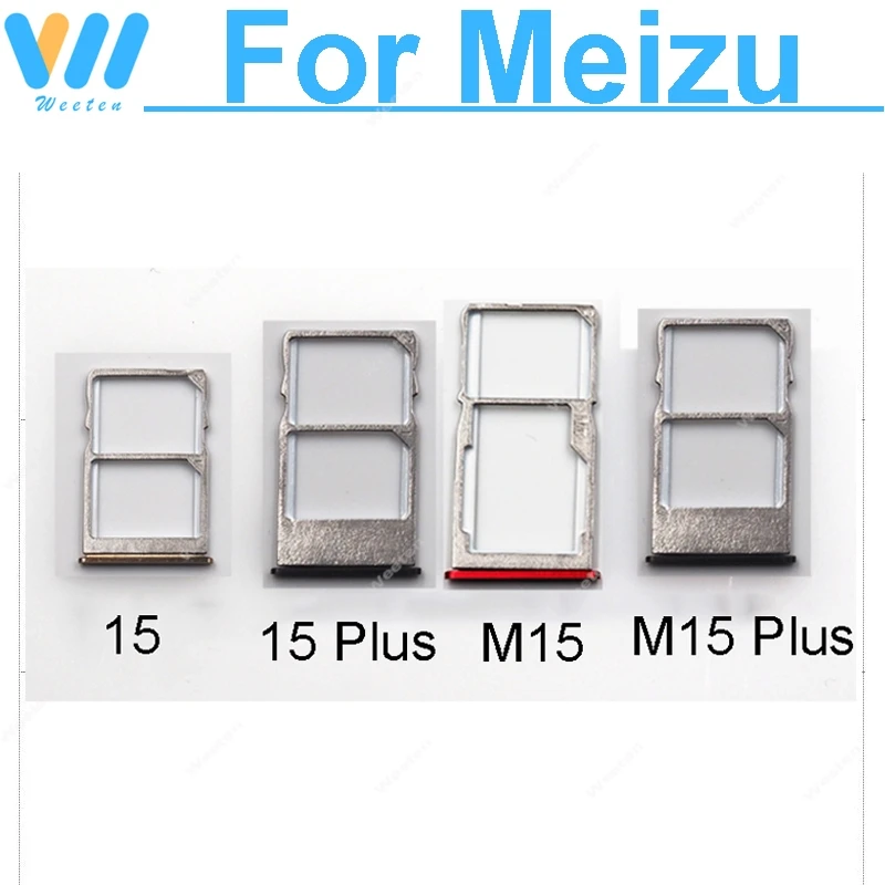 SIM Card Tray Holder For Meizu 15 15 Plus M15 M15 Plus Sim Card Tray Reader Card Slot Socket Adapters Repair Parts
SIM Card Tray Holder For Meizu 15 15 Plus M15 M15 Plus Sim Card Tray Reader Card Slot Socket Adapters Repair Parts