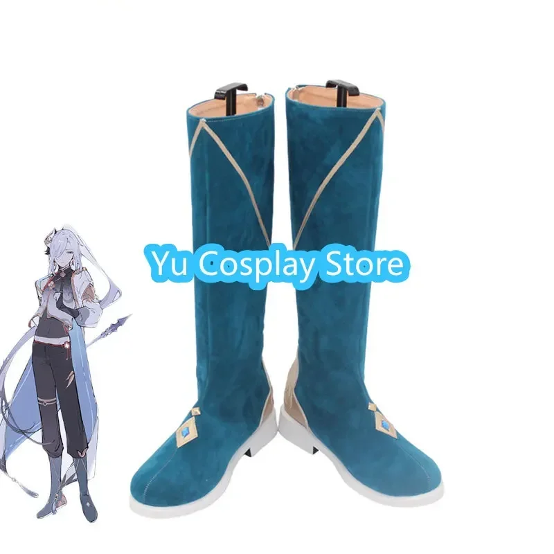 Yu-Cosplay Shenhe обувь для косплея обувь из искусственной кожи игры Genshin Impact ботинки для косплея Хэллоуин карнавальный реквизит на заказ
Yu-Cosplay Shenhe обувь для косплея обувь из искусственной кожи игры Genshin Impact ботинки для косплея Хэллоуин карнавальный реквизит на заказ