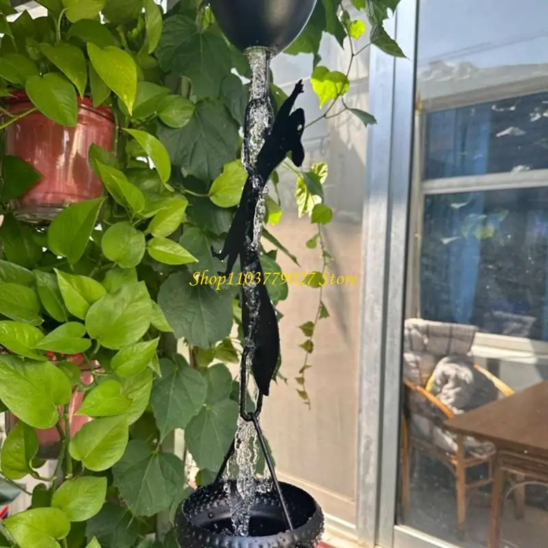 C4DF Acorn Rain Chain Iron Acorn Cups Rain Chain for Gutters Eaves Drainage Outdoor
C4DF Acorn Rain Chain Iron Acorn Cups Rain Chain for Gutters Eaves Drainage Outdoor