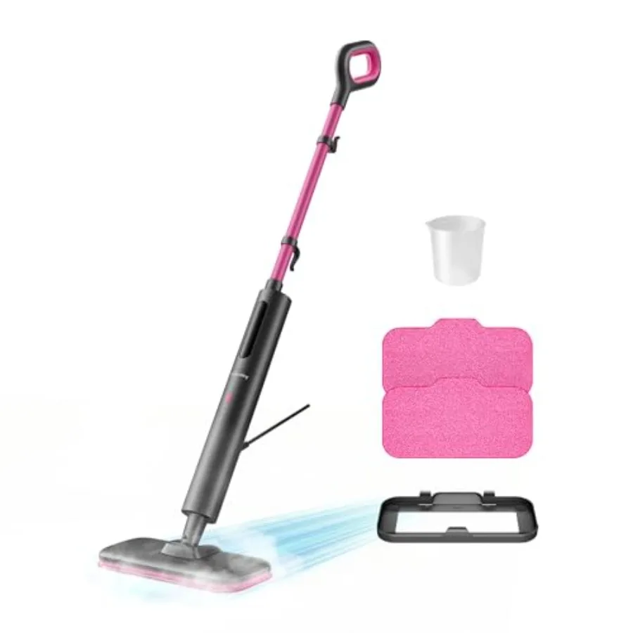 Steam Mop Cleaner Powerful - 15s Fast Heat-Up, Chemical-Free for Hardwood/Tile/Laminate and Floors/Walls, Washable Pads, 3 Mode
Steam Mop Cleaner Powerful - 15s Fast Heat-Up, Chemical-Free for Hardwood/Tile/Laminate and Floors/Walls, Washable Pads, 3 Mode