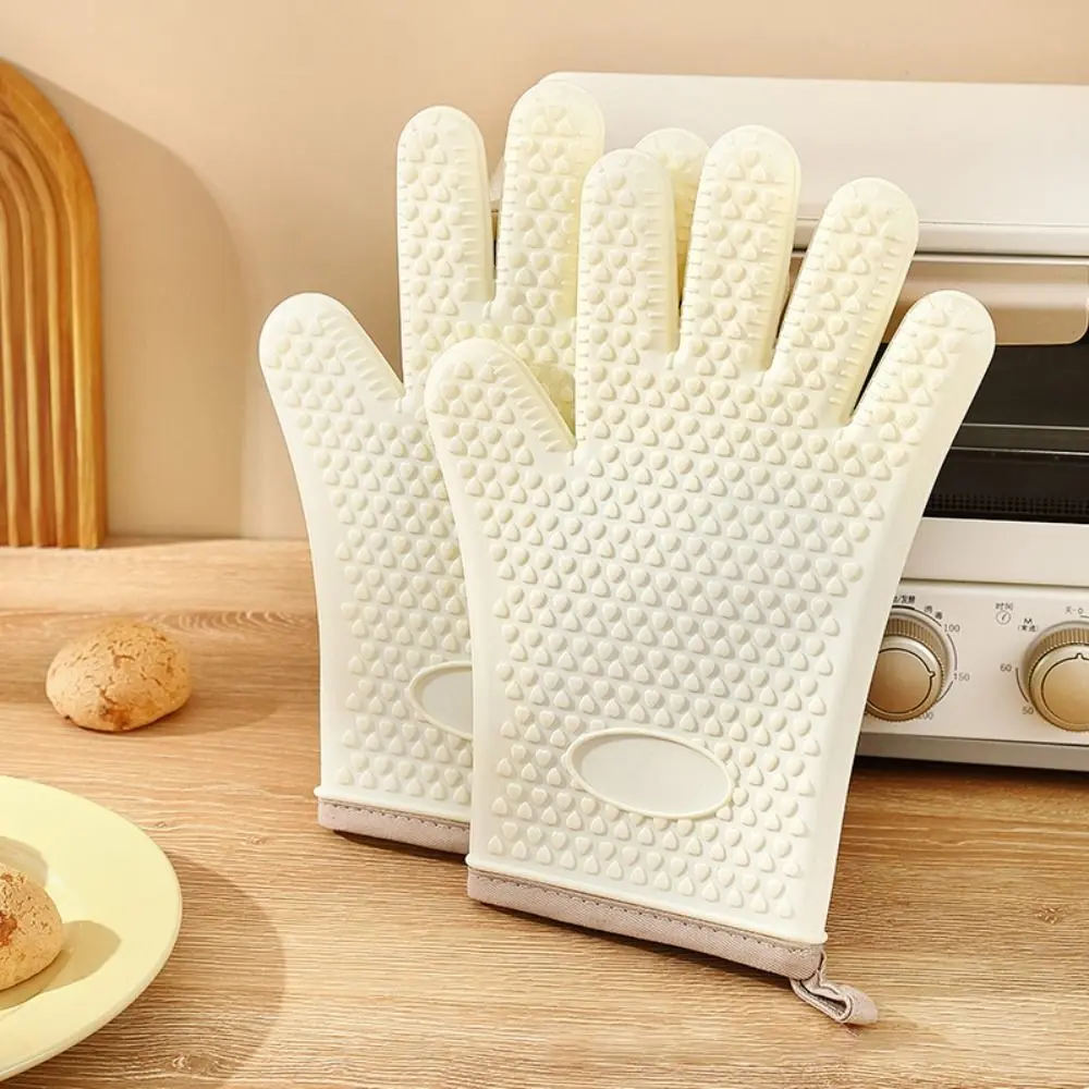 1 Pair Anti-scald Baking Gloves Silicone Heat Resistant Oven Mitts Anti-slip Thickened Heat Insulation Mitts Microwave
1 Pair Anti-scald Baking Gloves Silicone Heat Resistant Oven Mitts Anti-slip Thickened Heat Insulation Mitts Microwave