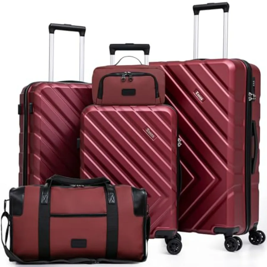 Luggage Sets 5 Pcs, Suitcases with Wheels, ABS Hard Case Luggage with TSA Lock Spinner Wheels, Carry On Luggage Set 5 Pcs Sets
Luggage Sets 5 Pcs, Suitcases with Wheels, ABS Hard Case Luggage with TSA Lock Spinner Wheels, Carry On Luggage Set 5 Pcs Sets