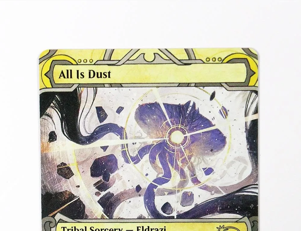 All Is Dust TCG Cards Game Black Top Quality Proxy Playing Cards Gathering Board Game Trading Cards Proxy
All Is Dust TCG Cards Game Black Top Quality Proxy Playing Cards Gathering Board Game Trading Cards Proxy