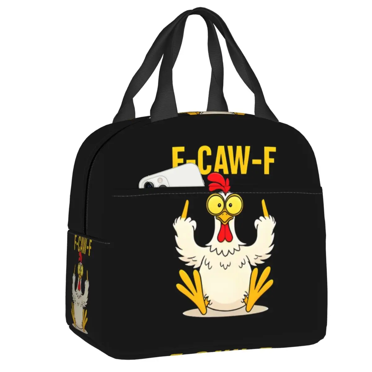 Custom Funny F-Caw-F Chicken FCAWF Resuable Lunch Box Women Multifunction Thermal Cooler Food Insulated Lunch Bag Kids Children
Custom Funny F-Caw-F Chicken FCAWF Resuable Lunch Box Women Multifunction Thermal Cooler Food Insulated Lunch Bag Kids Children