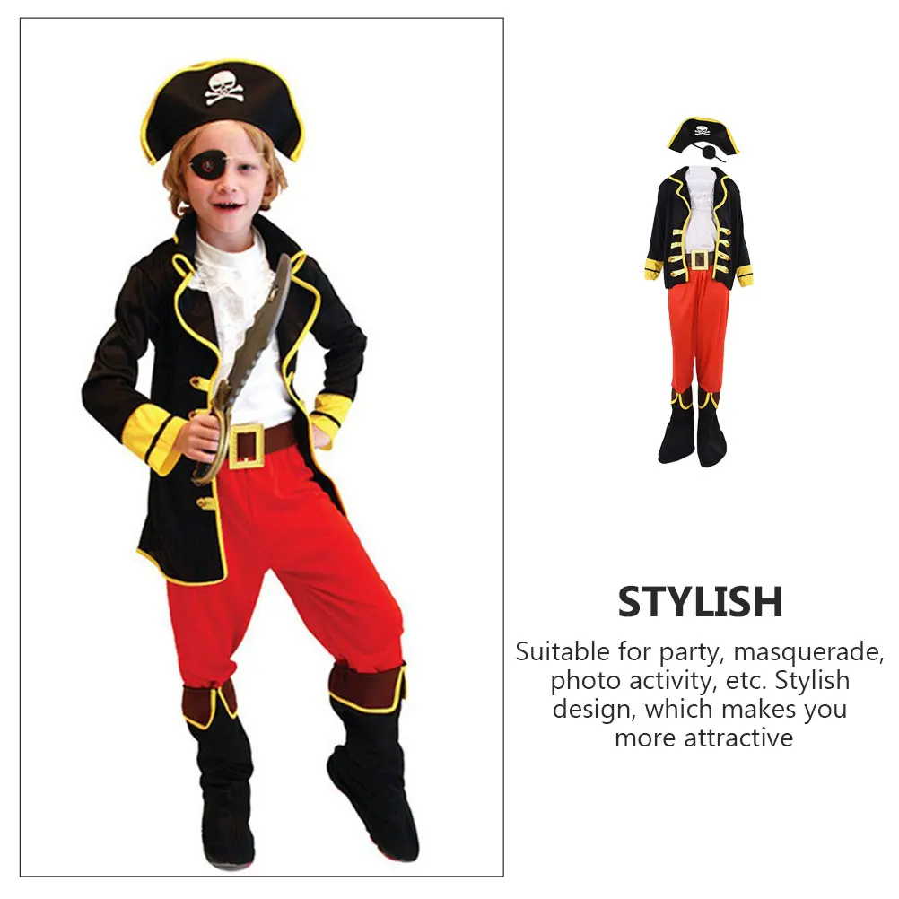 1 set 1 Set Kid Pirate Costume Halloween Party Cosplay Outfit Xl Size Child Fancy Dress Cape Photo Prop Decorative Costume
1 set 1 Set Kid Pirate Costume Halloween Party Cosplay Outfit Xl Size Child Fancy Dress Cape Photo Prop Decorative Costume