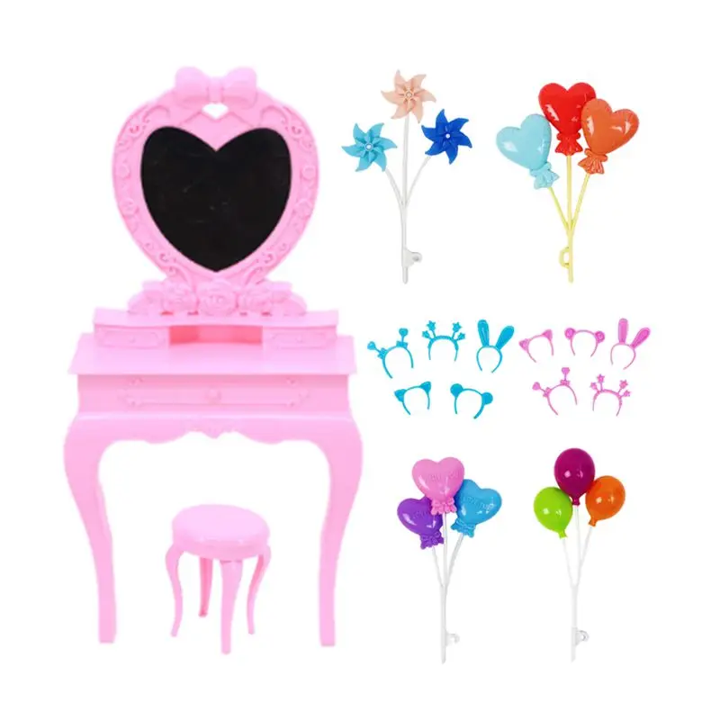 Kawaii Items Kids Toys Miniature Dollhouse Furniture Mirror Balloon Accessories For 30cm Dolls DIY Children Game Best Present
Kawaii Items Kids Toys Miniature Dollhouse Furniture Mirror Balloon Accessories For 30cm Dolls DIY Children Game Best Present
