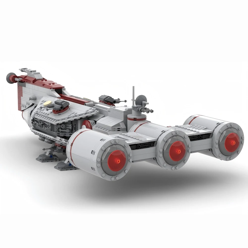 MOC Republic Frigate Charger C70 Starfighter Aircraft Model Battleship Building Blocks DIY Assembly Children's Toy Gift 1736PCS
MOC Republic Frigate Charger C70 Starfighter Aircraft Model Battleship Building Blocks DIY Assembly Children's Toy Gift 1736PCS