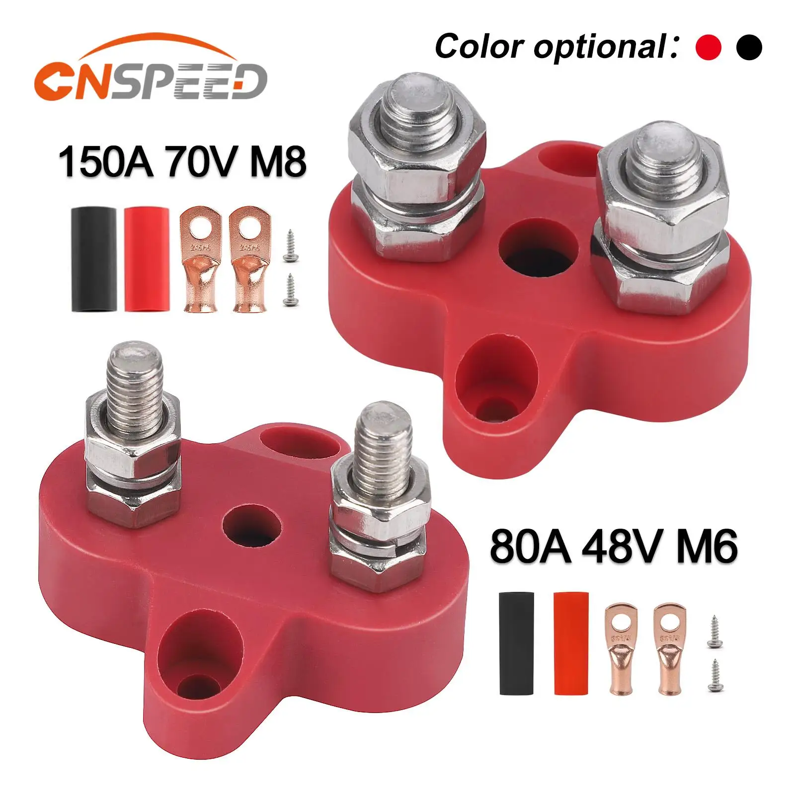 Car Terminal Block Studs M8 5/16" BusBar M6 1/4" Bus Bar Positive Negative Power Distribution Stud Connectors For Truck RV Boat
Car Terminal Block Studs M8 5/16" BusBar M6 1/4" Bus Bar Positive Negative Power Distribution Stud Connectors For Truck RV Boat